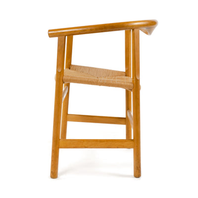 Oak Arm Chair with Wenge Inlay by Hans J. Wegner for PP Mobler - WYETH