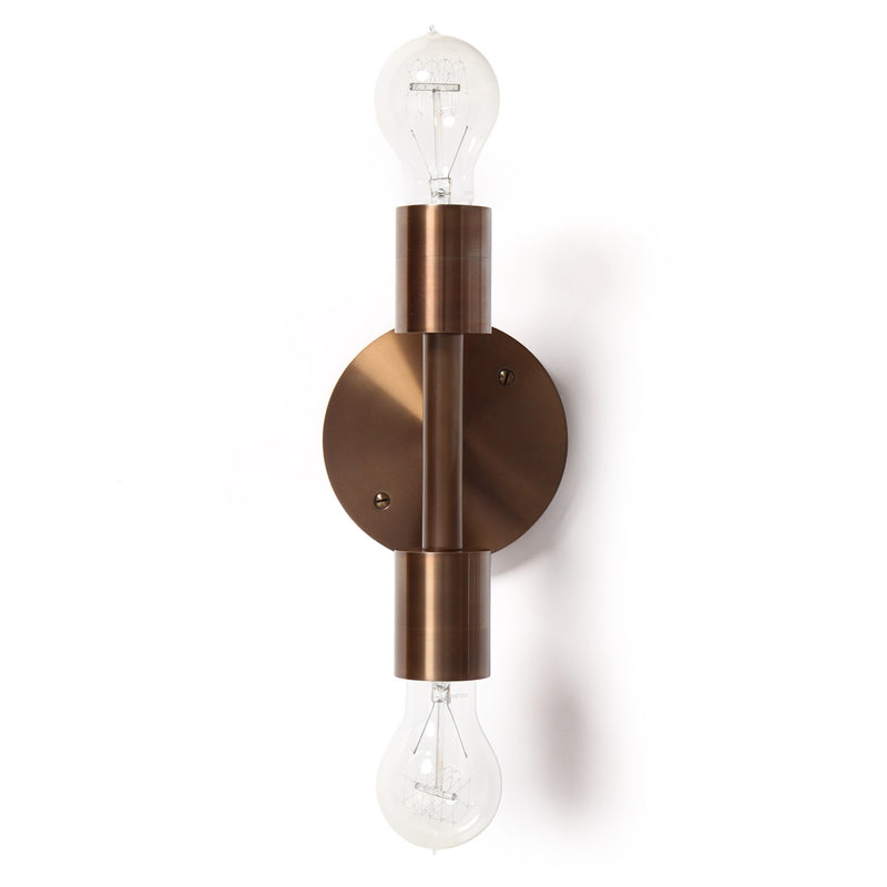 Bronze Double Wall Light Fixture by WYETH - WYETH
