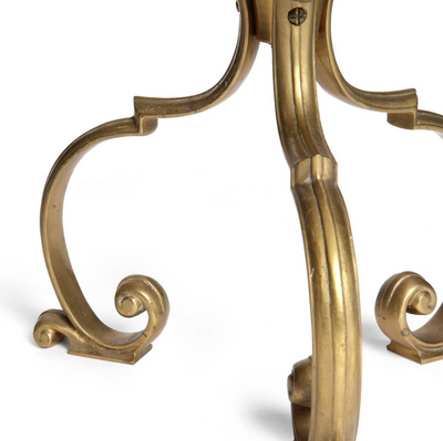 Pair of Turned and Cast Bronze Floor Lamps from USA