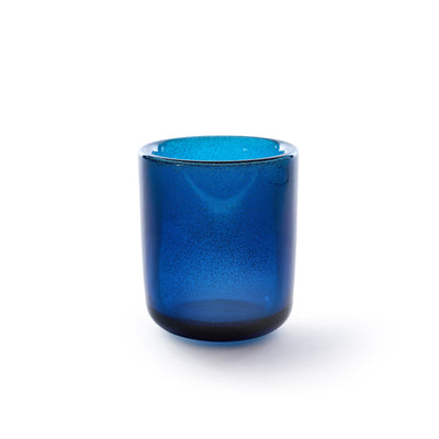 Sapphire Glass Cylinder Heavy Wall Expo Vase by Sven Palmquist for Orrefors, 1966 - WYETH