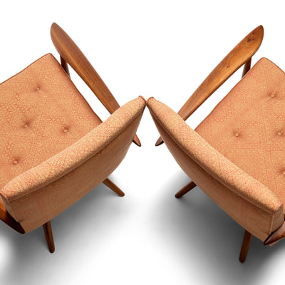 Lounge Chair with Arms 254-W by George Nakashima for Widdicomb-Mueller, 1950s
