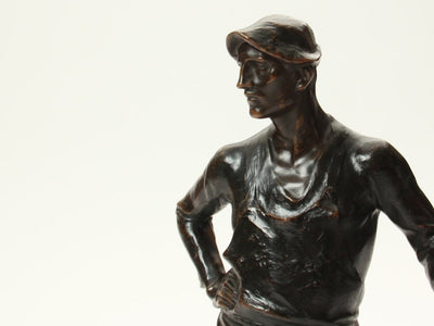 Sculpture of Standing Blacksmith by Adolf Joseph Phol - WYETH