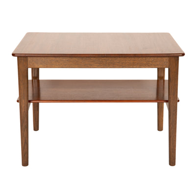 Solid Teak and Oak Side Table by Hans J. Wegner for Johannes Hansen, 1950's - WYETH