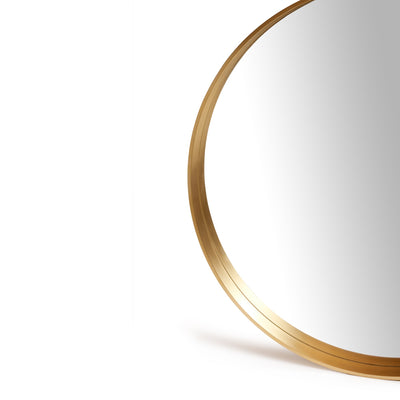 WYETH Original Tapered Round Mirror in Bronze by WYETH - WYETH