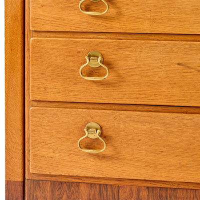 Unique Desk With Modular Cabinets by Hans J. Wegner for Johannes Hansen, 1947 - WYETH