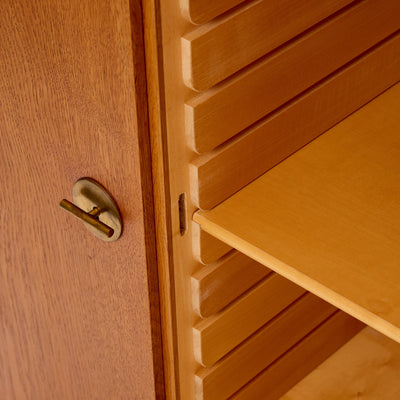 Oak Two Door Linen Cabinet by Borge Mogensen for C.M. Madsens, 1960's - WYETH