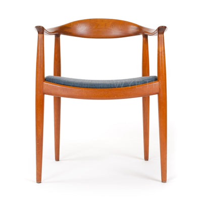 Teak 'Round' Chair by Hans J. Wegner for Johannes Hansen, 1949 - WYETH