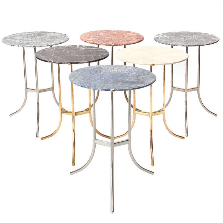 Stone Top Side Table by Cedric Hartman - WYETH