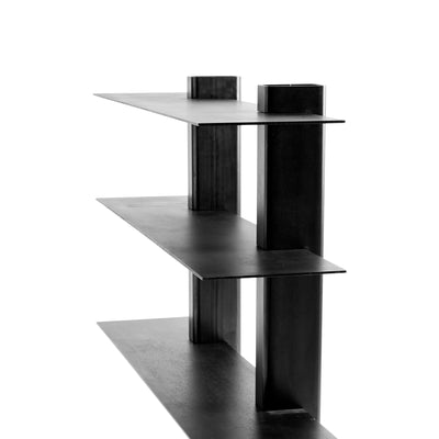 Steel Cantilevered Bookcase or Shelving by WYETH - WYETH