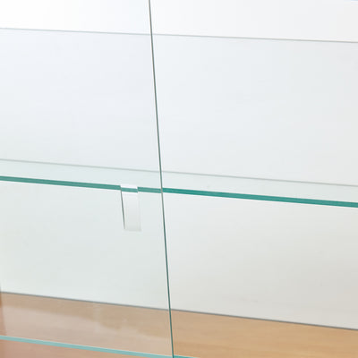 Two Sided Glass Display Vitrine Cabinet by George Nelson for Herman Miller