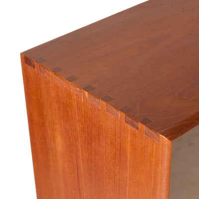 Glass Teak Cabinet by Johannes Aasbjerg, 1960s - WYETH