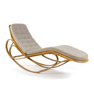 Rocking Chaise Lounge by Edward Wormley for Dunbar - WYETH