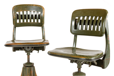 Adjustable Swiveling Architect's Stool for Sikes - WYETH