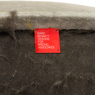 Upholstered Lounge Chair by Ward Bennett for Brickel Associates