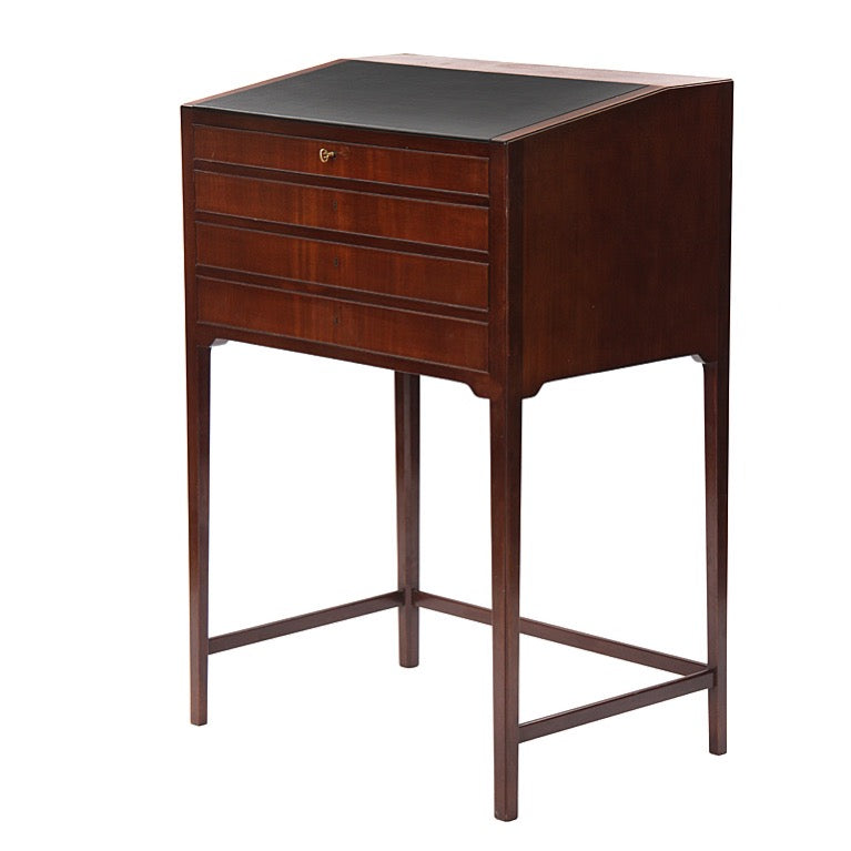 Cuban Mahogany Secretary by Frits Henningsen, 1930s - WYETH