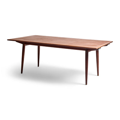 Teak and Oak Extension Dining Table by Hans J. Wegner for Johannes Hansen
