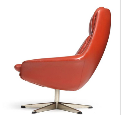 Swiveling Lounge Chair by H.W. Klein for Bramin Mobler