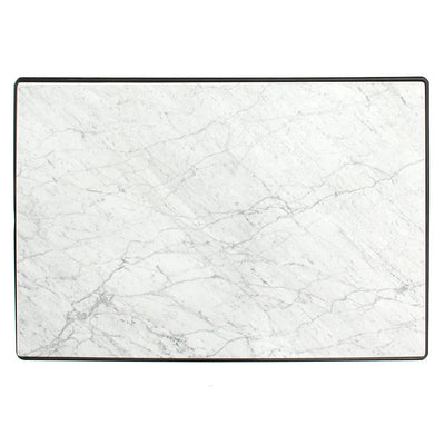 Avard Wrought Iron and Marble End Table by Darrell Landrum for Avard - WYETH