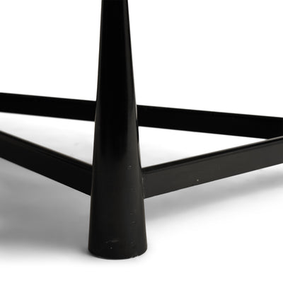 Travertine Biomorphic Top Cocktail Table Model 5218 by Edward Wormley for Dunbar, 1952