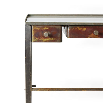 Nickel On Bronze 3 Tier Utility Table from USA